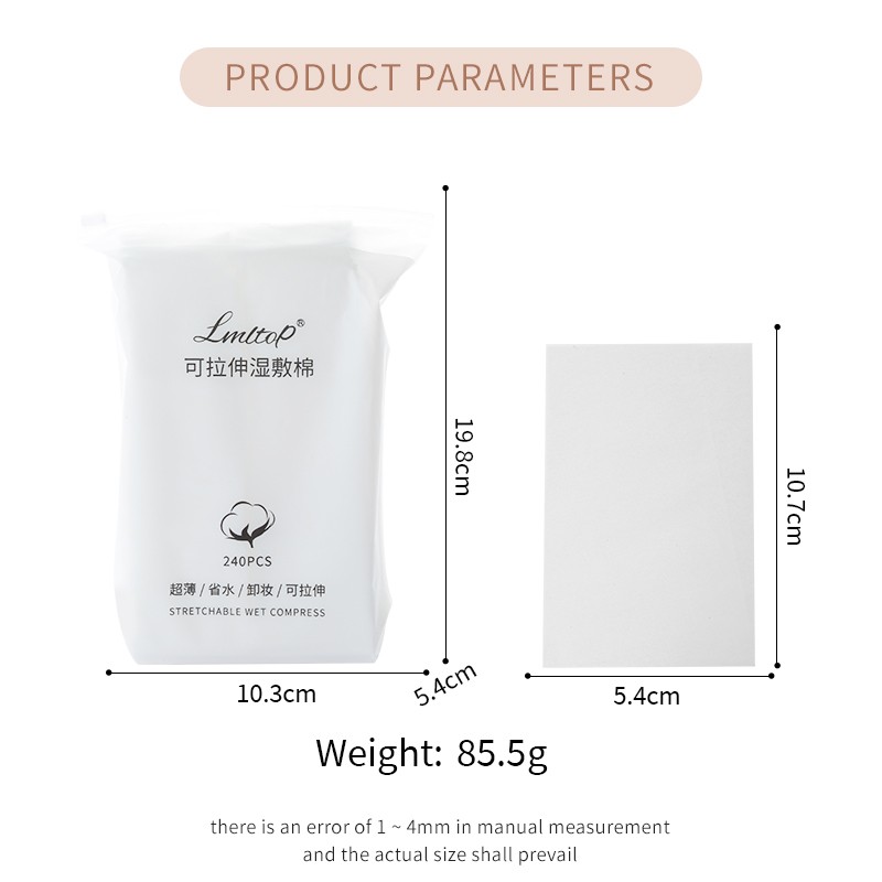 240sheets thin save water mesh stretchable wet compress cotton pad private label facial skin care cotton pad makeup remove SY401 240sheets thin save water mesh stretchable wet compress cotton pad private label facial skin care cotton pad makeup remove SY401