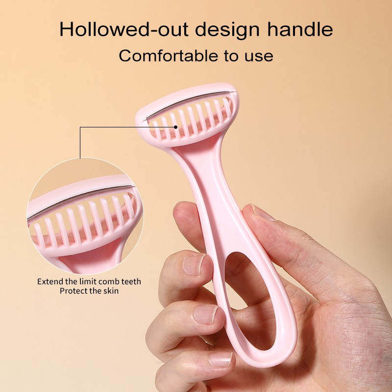 LMLTOP Manual Shaving Knife for Ladies SY360-1/2 Private Protection The limit comb teeth Hair Removal Bikini Razor Rake Safety Blade LMLTOP Manual Shaving Knife for Ladies SY360-1/2 Private Protection The limit comb teeth Hair Removal Bikini Razor Rake Safety Blade