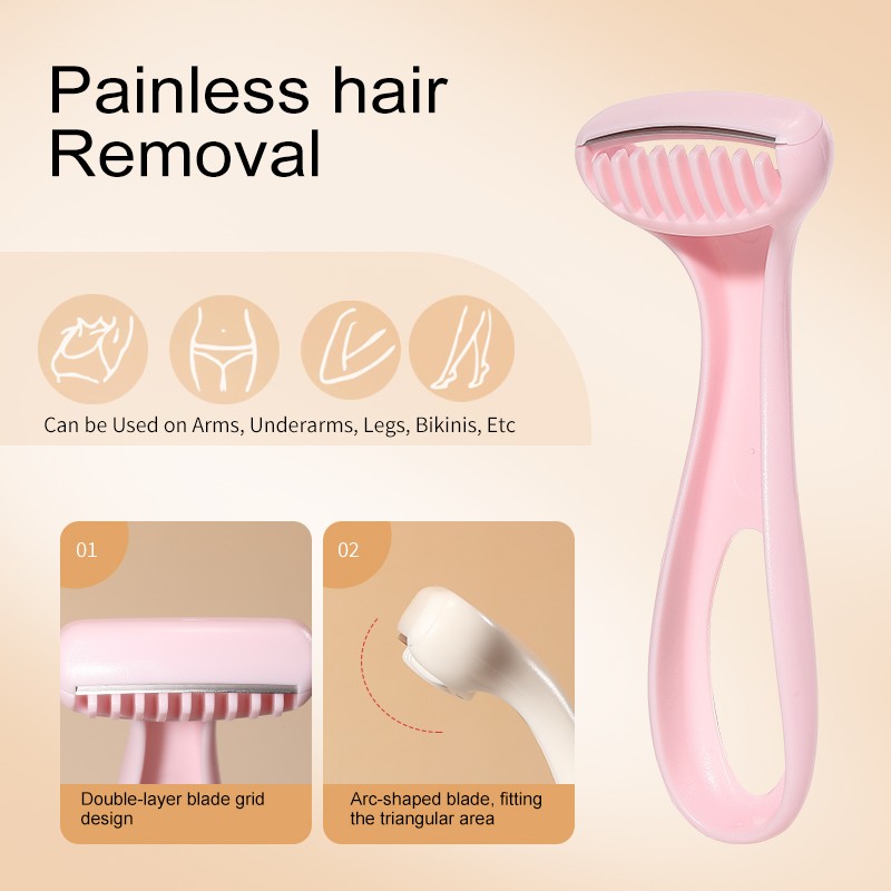 LMLTOP Manual Shaving Knife for Ladies SY360-1/2 Private Protection The limit comb teeth Hair Removal Bikini Razor Rake Safety Blade LMLTOP Manual Shaving Knife for Ladies SY360-1/2 Private Protection The limit comb teeth Hair Removal Bikini Razor Rake Safety Blade