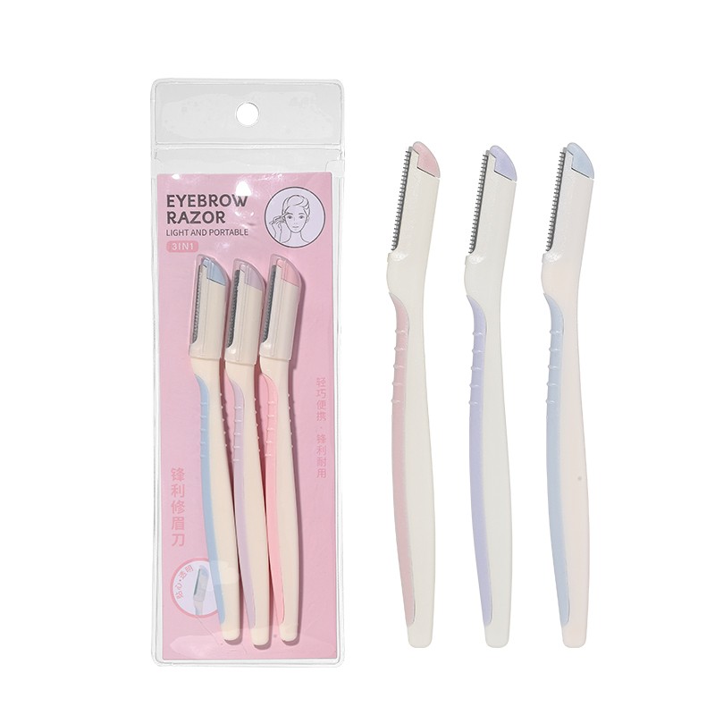 Private Label Eyebrow Razor Set Hair Remover Stainless Steel Dermaplaning Blade Custom Logo Facial Razor Makeup Shaper A960 Private Label Eyebrow Razor Set Hair Remover Stainless Steel Dermaplaning Blade Custom Logo Facial Razor Makeup Shaper A960