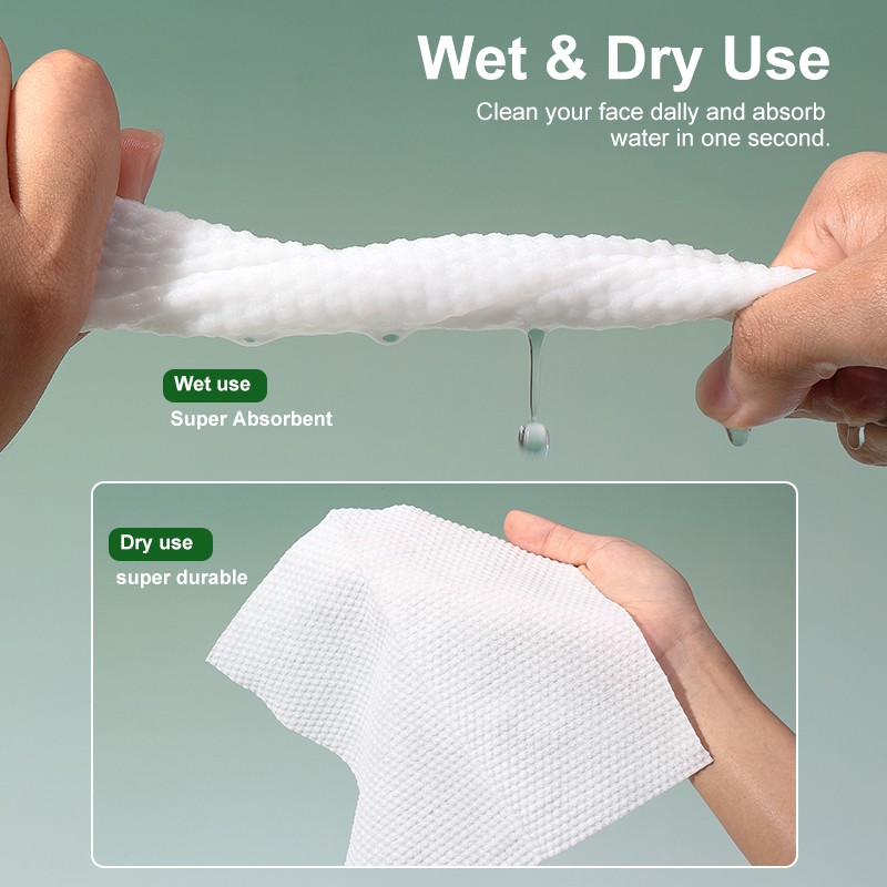 Customized Logo Cotton Plant Fiber Disposable Face Towel Non-woven Spa Facial Soft Beauty Tissues for Personal Use Wet Dry SY429 Customized Logo Cotton Plant Fiber Disposable Face Towel Non-woven Spa Facial Soft Beauty Tissues for Personal Use Wet Dry SY429
