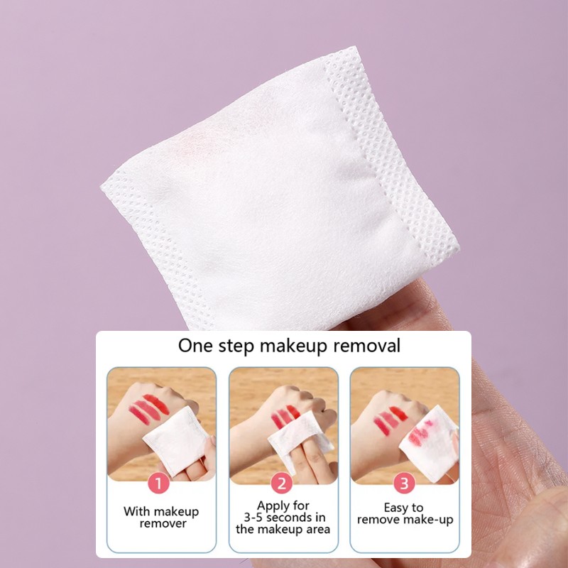 Extra Absorbent 100pcs Hand-inserted Organic Makeup Remover Pad Skin Friendly Wet Dry Pocket Design Cosmetic Cotton Pads SY455 Extra Absorbent 100pcs Hand-inserted Organic Makeup Remover Pad Skin Friendly Wet Dry Pocket Design Cosmetic Cotton Pads SY455