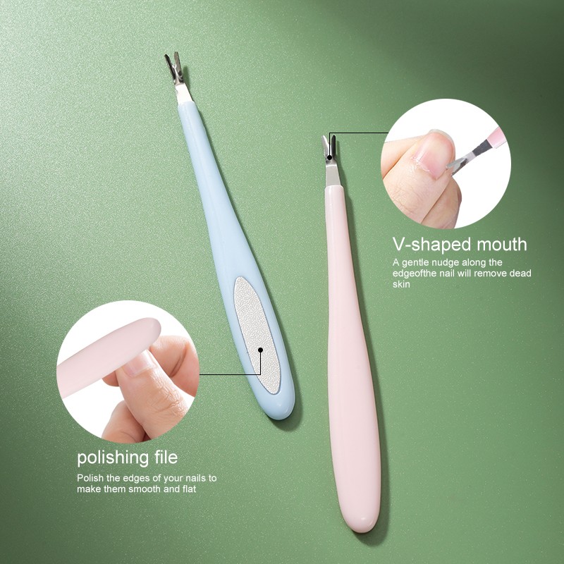 Lameila Stainless Steel Cuticle Nail Pusher Dead Skin Push Pedicure Manicure Tools Plastic Nail Cuticle Pusher 3130 Lameila Stainless Steel Cuticle Nail Pusher Dead Skin Push Pedicure Manicure Tools Plastic Nail Cuticle Pusher 3130