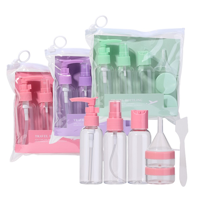 LMLTOP 7pcs travel body care bottle set PET travel separate bottle set with case portable shampoo travel bottle kit SY760 LMLTOP 7pcs travel body care bottle set PET travel separate bottle set with case portable shampoo travel bottle kit SY760