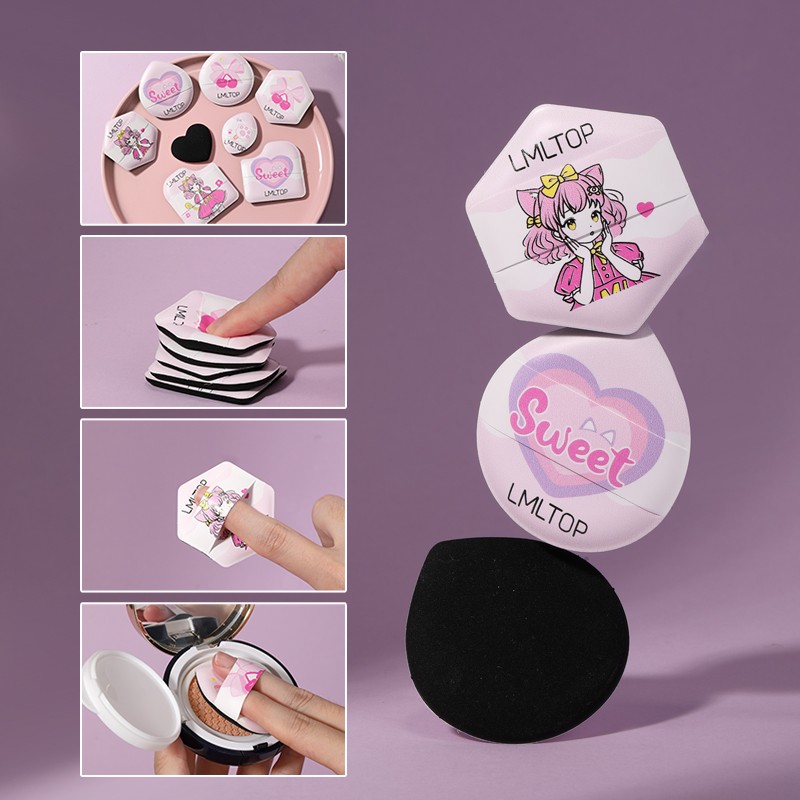 New Pink Latex-Free Beauty Sponge Multi-Shaped Air Cushion Powder Puff Travel Cosmetic Fluffy Finger Heart Mini Waterdrop SY261 New Pink Latex-Free Beauty Sponge Multi-Shaped Air Cushion Powder Puff Travel Cosmetic Fluffy Finger Heart Mini Waterdrop SY261
