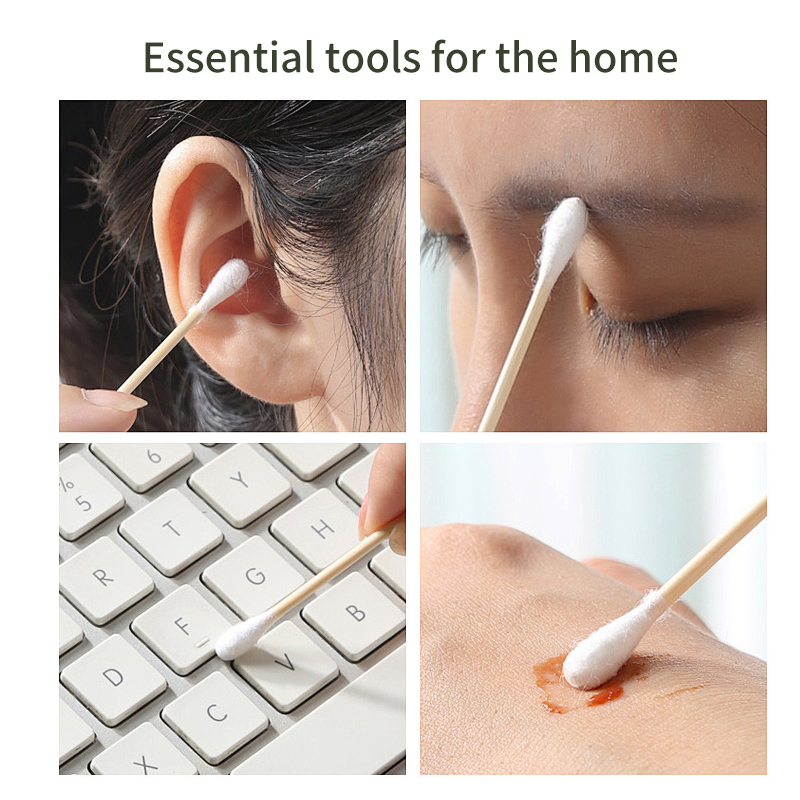 Best Price 100% Biodegradable Eco-Friendly Bamboo Stick Cotton Buds Ear Cleaning Makeup Remover Q-tip Swabs Travel Size Tools Best Price 100% Biodegradable Eco-Friendly Bamboo Stick Cotton Buds Ear Cleaning Makeup Remover Q-tip Swabs Travel Size Tools