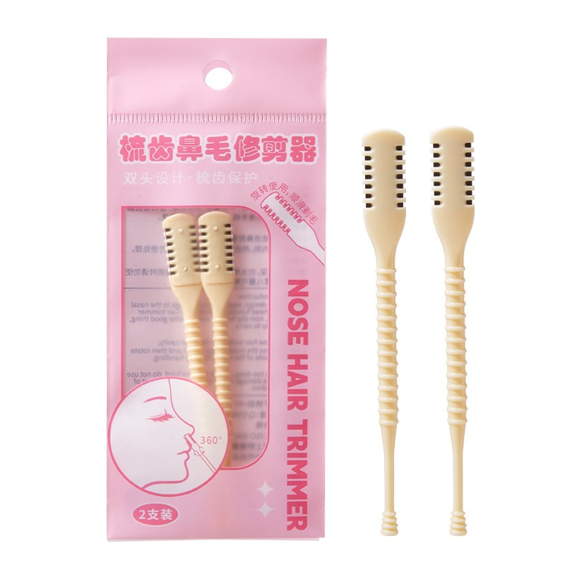 High Quality Hair Removal Tools Women Facial Shaving Razors 360 Degree Rotate Nostril Double Side Comb Nose Hair Knife Trimmer SY560 High Quality Hair Removal Tools Women Facial Shaving Razors 360 Degree Rotate Nostril Double Side Comb Nose Hair Knife Trimmer SY560