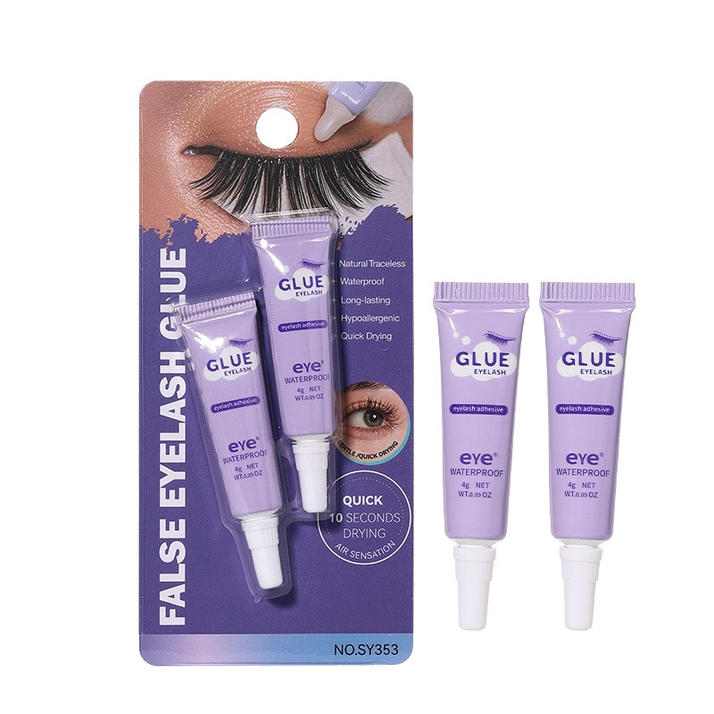 Professional Fast Drying Level False Eyelash Glue Purple Water-Proof Vegan Styling eyelash adhesive glue Tool Free StimulusSY353 Professional Fast Drying Level False Eyelash Glue Purple Water-Proof Vegan Styling eyelash adhesive glue Tool Free StimulusSY353