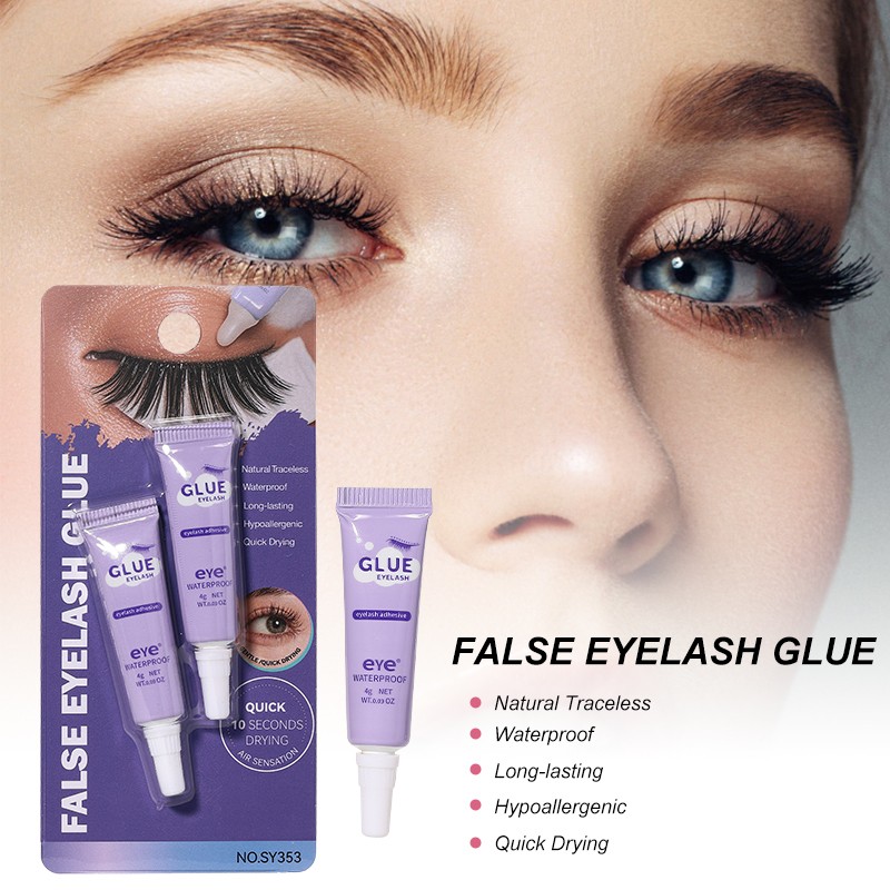 Professional Fast Drying Level False Eyelash Glue Purple Water-Proof Vegan Styling eyelash adhesive glue Tool Free StimulusSY353 Professional Fast Drying Level False Eyelash Glue Purple Water-Proof Vegan Styling eyelash adhesive glue Tool Free StimulusSY353