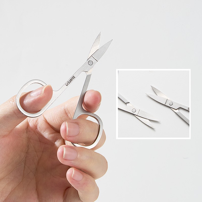 Private Label Mini Eyebrow Scissors Curved Edge Beauty Cosmetic Tool with Sharp Stainless Steel Blade Head Protective SY1026 Private Label Mini Eyebrow Scissors Curved Edge Beauty Cosmetic Tool with Sharp Stainless Steel Blade Head Protective SY1026