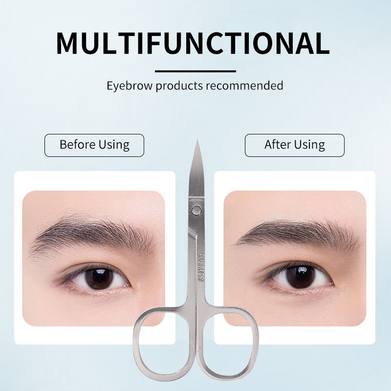 Private Label Mini Eyebrow Scissors Curved Edge Beauty Cosmetic Tool with Sharp Stainless Steel Blade Head Protective SY1026 Private Label Mini Eyebrow Scissors Curved Edge Beauty Cosmetic Tool with Sharp Stainless Steel Blade Head Protective SY1026