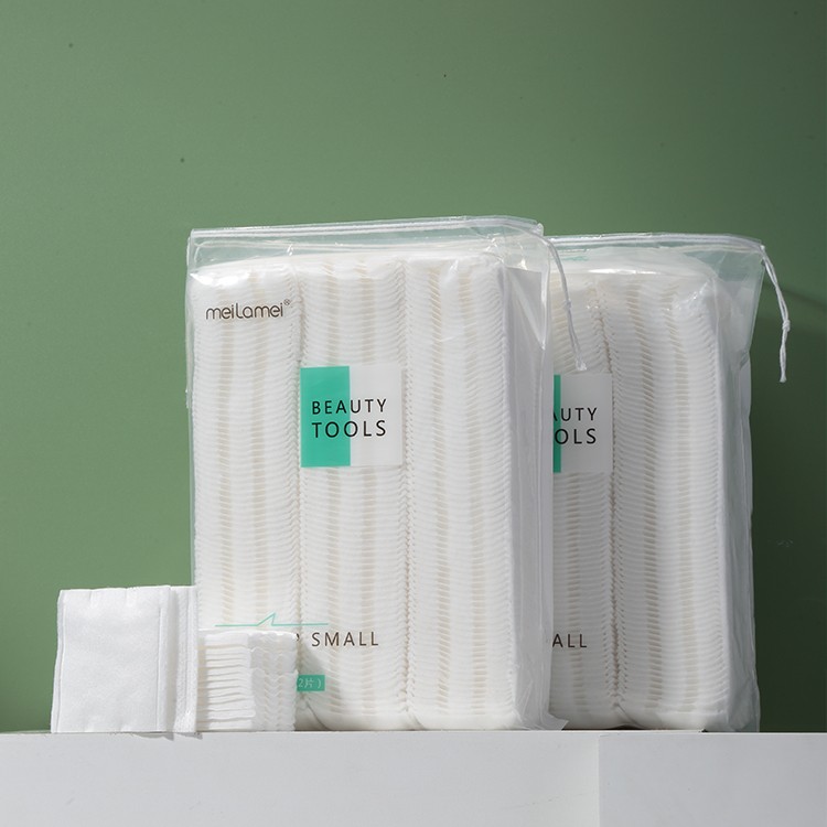 Meilamei Custom OEM 222pcs Organic Facial Makeup Remover Cotton Pads MLM-A502