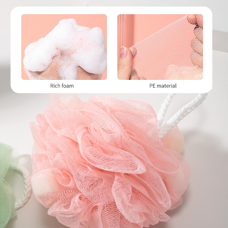 LMLTOP Hot Sale Factory Direct Sale Net Surface Bath Ball Colorful Sponge Bath Clean Up The Cutin Bath Sponge Exfoliating C049 LMLTOP Hot Sale Factory Direct Sale Net Surface Bath Ball Colorful Sponge Bath Clean Up The Cutin Bath Sponge Exfoliating C049
