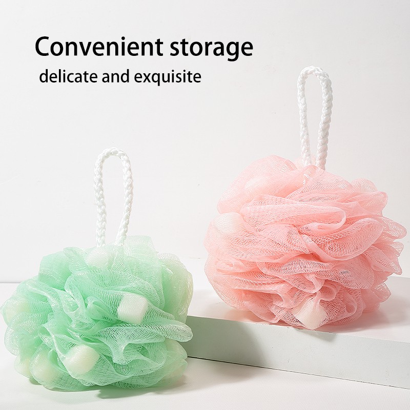 LMLTOP Hot Sale Factory Direct Sale Net Surface Bath Ball Colorful Sponge Bath Clean Up The Cutin Bath Sponge Exfoliating C049 LMLTOP Hot Sale Factory Direct Sale Net Surface Bath Ball Colorful Sponge Bath Clean Up The Cutin Bath Sponge Exfoliating C049