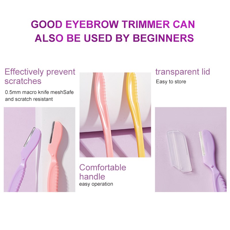Mini Makeup Tools Sharp Stainless steel blade Eyebrow Razor Trimmer Dermaplaning for Facial Hair Removal Eyebrow Razors UU02 Mini Makeup Tools Sharp Stainless steel blade Eyebrow Razor Trimmer Dermaplaning for Facial Hair Removal Eyebrow Razors UU02