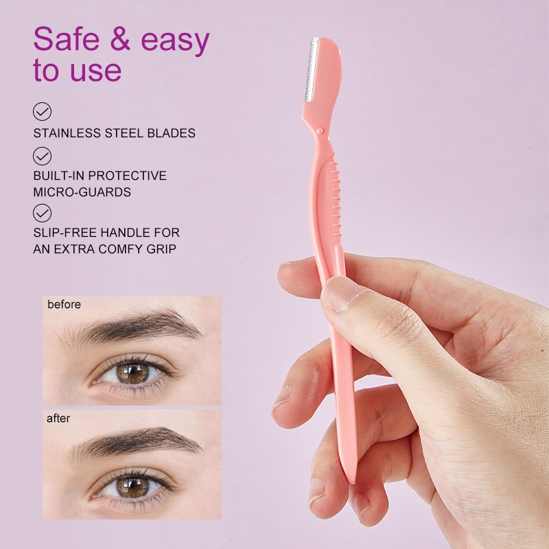 Mini Makeup Tools Sharp Stainless steel blade Eyebrow Razor Trimmer Dermaplaning for Facial Hair Removal Eyebrow Razors UU02 Mini Makeup Tools Sharp Stainless steel blade Eyebrow Razor Trimmer Dermaplaning for Facial Hair Removal Eyebrow Razors UU02