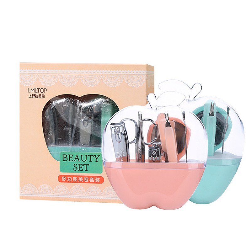 Lameila Popular Gift 9Pcs/Set Manicure Set Professional Stainless Steel for Nail Care Tool F0130 Lameila Popular Gift 9Pcs/Set Manicure Set Professional Stainless Steel for Nail Care Tool F0130