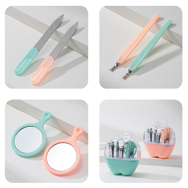 Lameila Popular Gift 9Pcs/Set Manicure Set Professional Stainless Steel for Nail Care Tool F0130 Lameila Popular Gift 9Pcs/Set Manicure Set Professional Stainless Steel for Nail Care Tool F0130