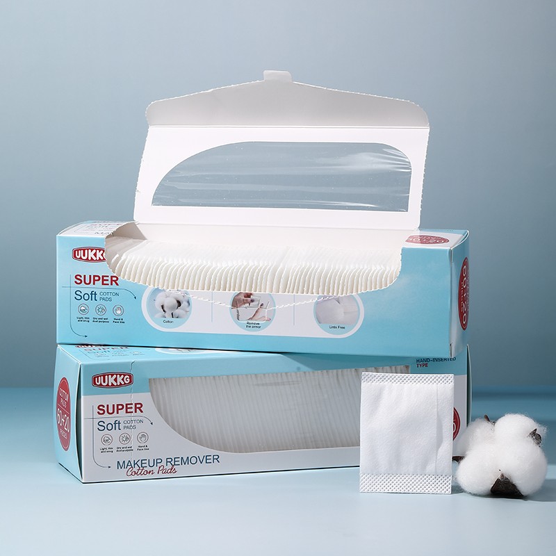 UUKKG Premium Cotton Pad Face Makeup Remover Pads Products Skin Care Tools for Facial Cleansing and Nail Polish Removing SY591