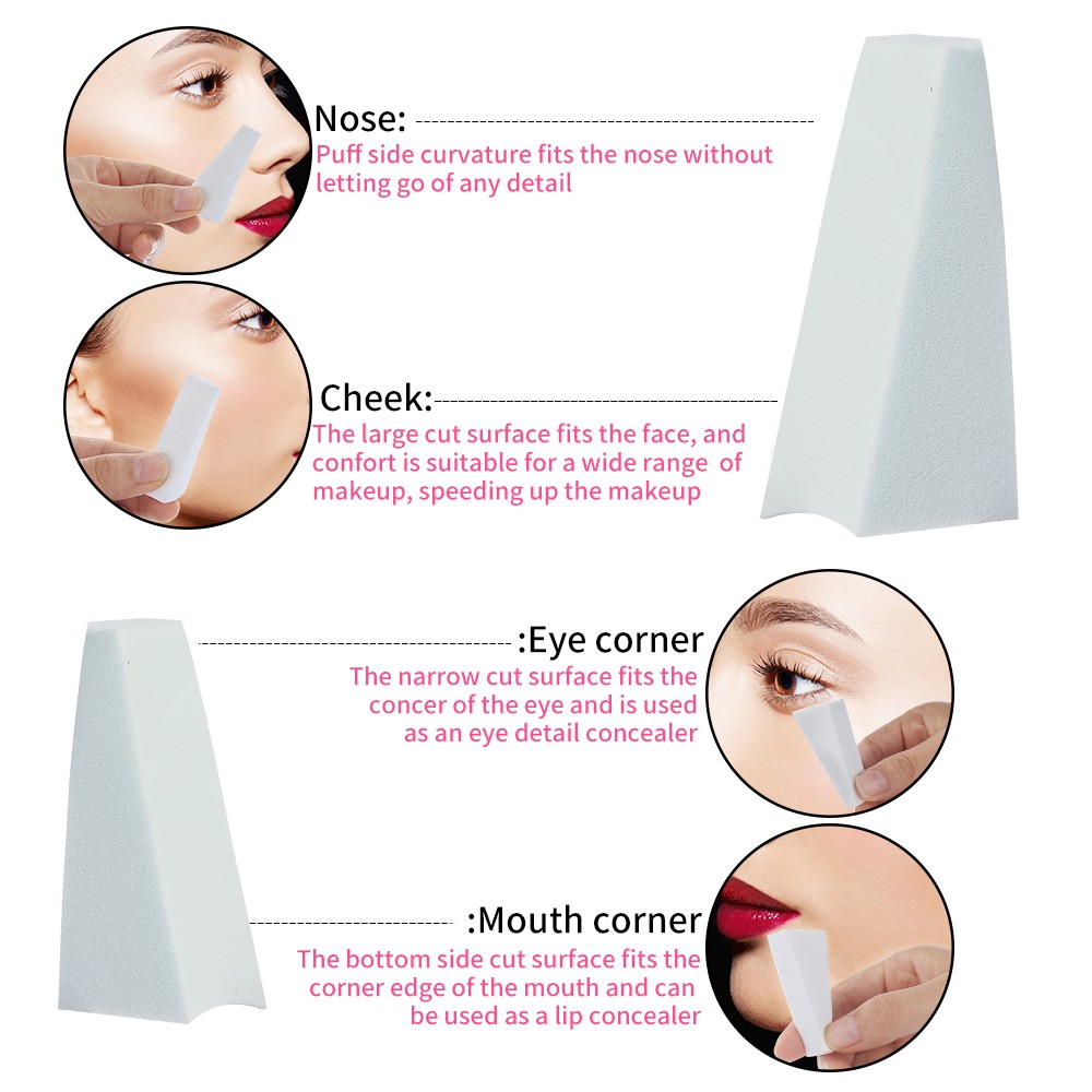 LMLTOP Unique Foundation Beauty Lady Tool 30pcs Trapezoid Puff Makeup Remover Cosmetic Puff Soft Non-latex Makeup Sponge B0941 LMLTOP Unique Foundation Beauty Lady Tool 30pcs Trapezoid Puff Makeup Remover Cosmetic Puff Soft Non-latex Makeup Sponge B0941