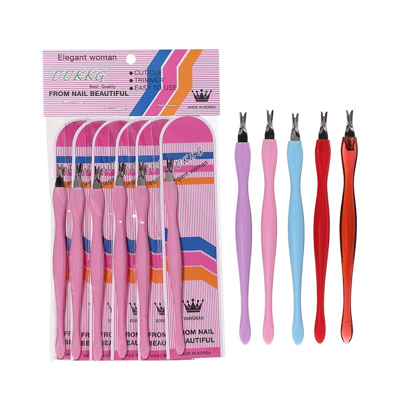6pcs Colorful Manicure Nail Cuticle Pusher Tool Family Use Pedicure Cuticle Remover Dead Skin Fork Nail Cuticle Trimmer Kit 6pcs Colorful Manicure Nail Cuticle Pusher Tool Family Use Pedicure Cuticle Remover Dead Skin Fork Nail Cuticle Trimmer Kit