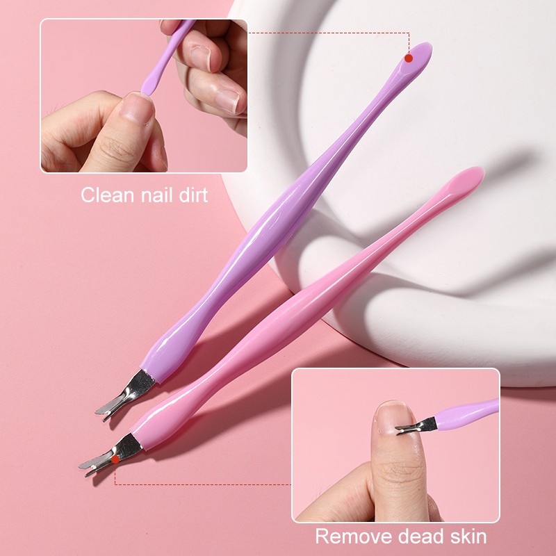 6pcs Colorful Manicure Nail Cuticle Pusher Tool Family Use Pedicure Cuticle Remover Dead Skin Fork Nail Cuticle Trimmer Kit 6pcs Colorful Manicure Nail Cuticle Pusher Tool Family Use Pedicure Cuticle Remover Dead Skin Fork Nail Cuticle Trimmer Kit