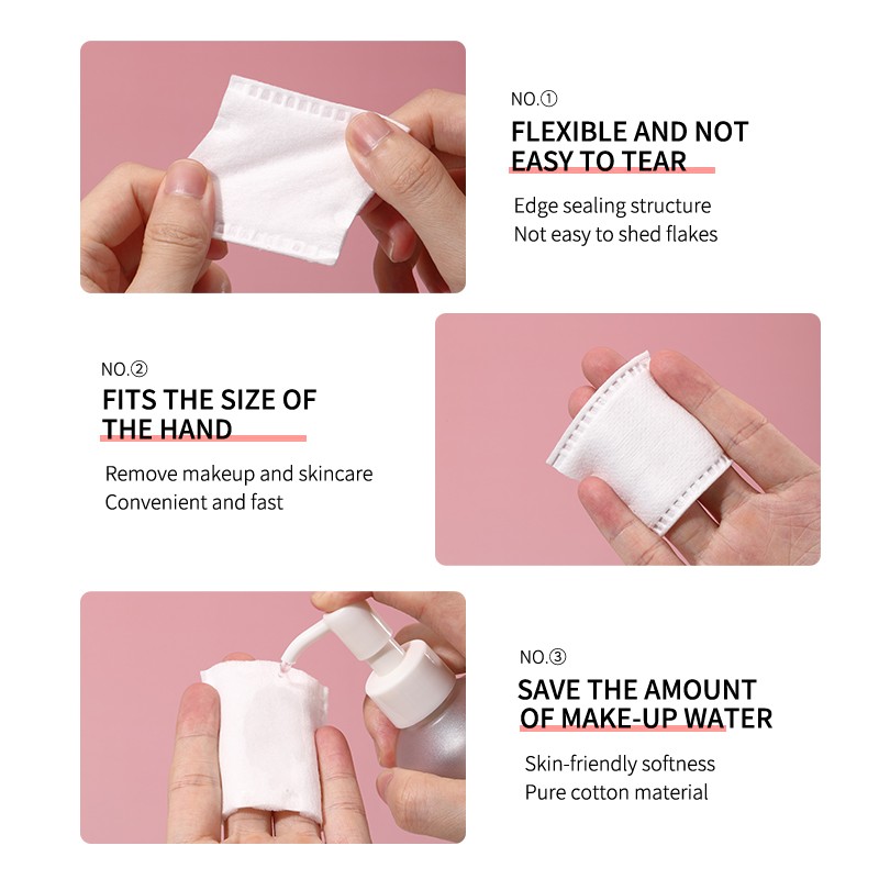 Yousha 222pcs Disposable Double Useful Side Pads Cosmetic Makeup Remover Cotton Pads Cosmetic Square Cotton YV029 Yousha 222pcs Disposable Double Useful Side Pads Cosmetic Makeup Remover Cotton Pads Cosmetic Square Cotton YV029