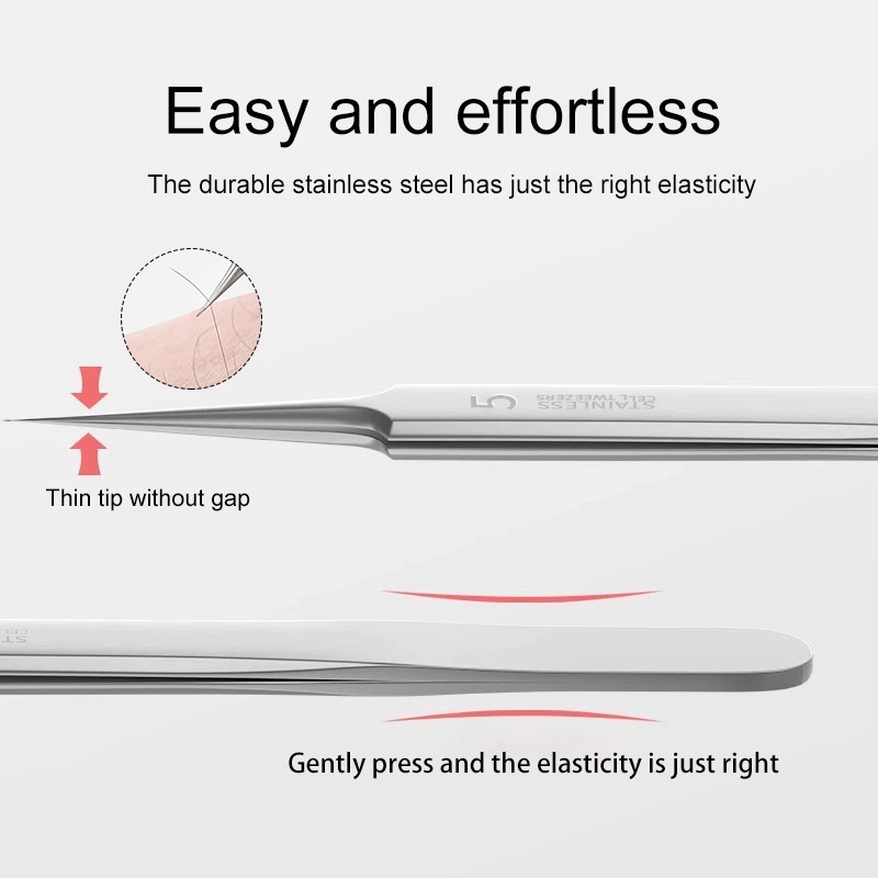 LMLTOP 9PCS Ultra-Fine Cell Pimple Blackhead Clip Tweezers Stainless Steel Face Treatment Kit Acne Needle Blackhead Pimple YY668 LMLTOP 9PCS Ultra-Fine Cell Pimple Blackhead Clip Tweezers Stainless Steel Face Treatment Kit Acne Needle Blackhead Pimple YY668