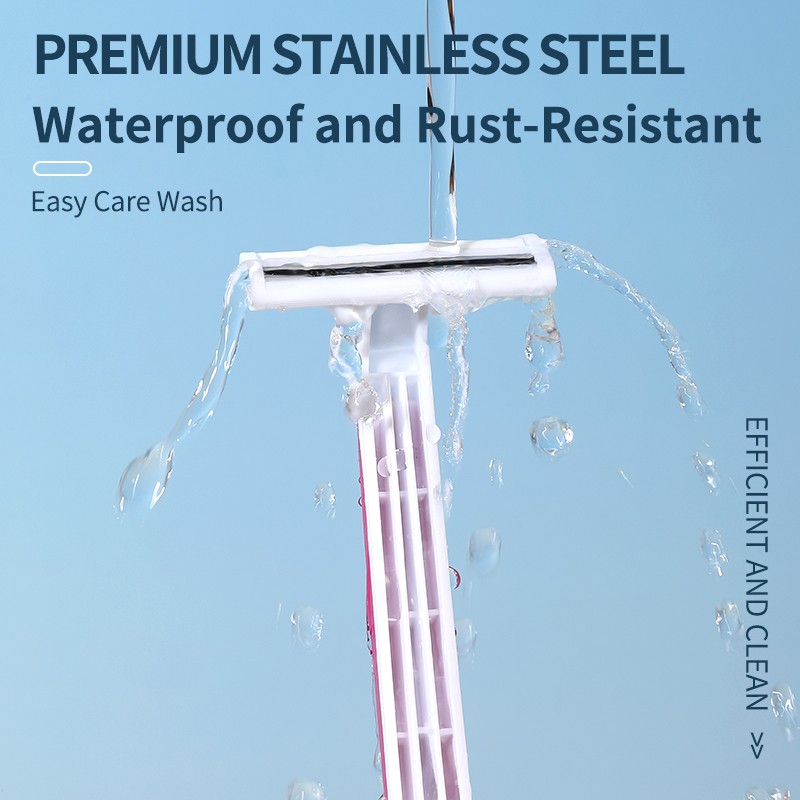 Women's Double Blade Razor Painless Shaver Smooth Body Face Hair Remover Skin-Friendly Beauty Tool Women's Double Blade Razor Painless Shaver Smooth Body Face Hair Remover Skin-Friendly Beauty Tool