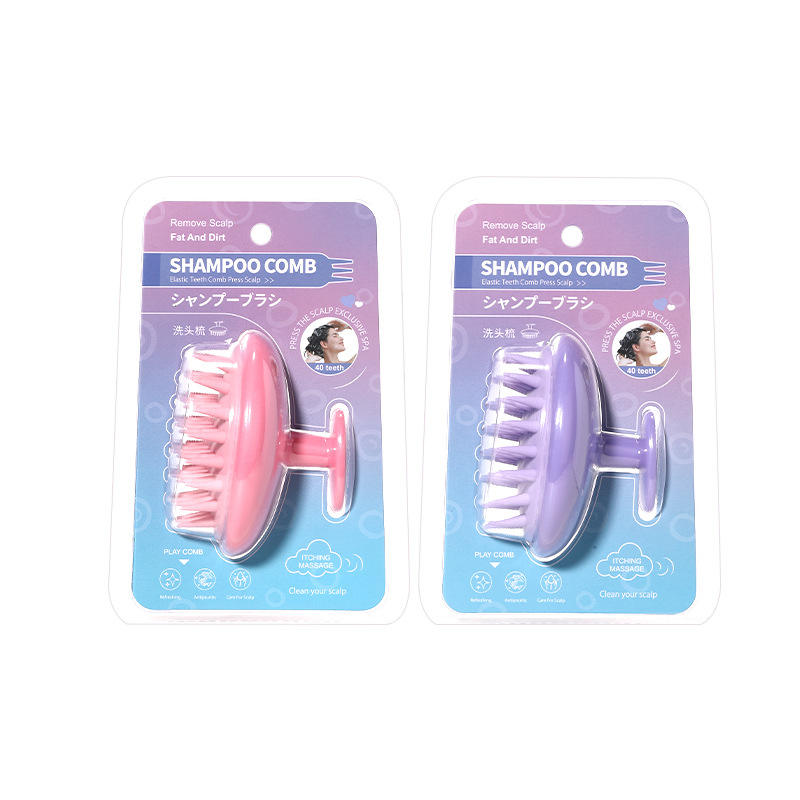 Factory Direct Sales ABS Handle TPR Material airbag Massage Combs Relieve Headaches Promote Blood Circulation Scalp SY622