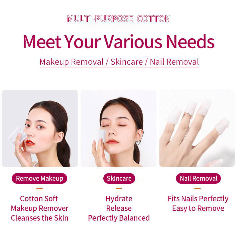 LMLTOP 2-in-1 150PCS Cotton Pads Dual Side Square Makeup Remover Soft Inside Embossed Outside Pad for Exfoliating & Toning Z110 LMLTOP 2-in-1 150PCS Cotton Pads Dual Side Square Makeup Remover Soft Inside Embossed Outside Pad for Exfoliating & Toning Z110
