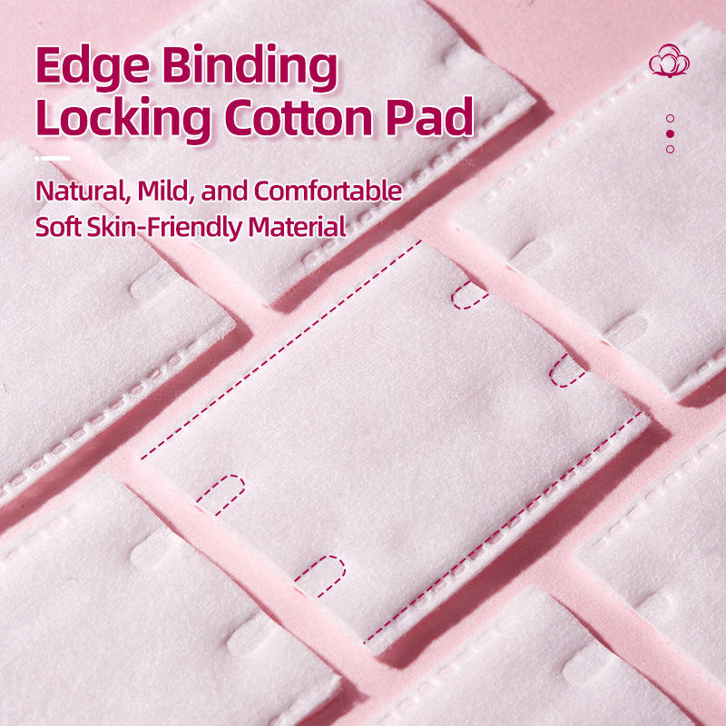 LMLTOP 2-in-1 150PCS Cotton Pads Dual Side Square Makeup Remover Soft Inside Embossed Outside Pad for Exfoliating & Toning Z110 LMLTOP 2-in-1 150PCS Cotton Pads Dual Side Square Makeup Remover Soft Inside Embossed Outside Pad for Exfoliating & Toning Z110
