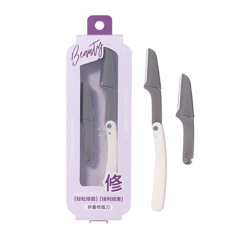 Micro-Distance Protective Net Folding Eyebrow Trimmer JJF05 Stainless Steel Face Eyebrow Scraping Knife Replaceable Blade Head Razor Micro-Distance Protective Net Folding Eyebrow Trimmer JJF05 Stainless Steel Face Eyebrow Scraping Knife Replaceable Blade Head Razor