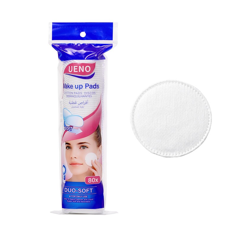 UENO Double Sides Makeup Cotton Pads Multi-Purpose Skin Care Cotton Pad for Face V10 Cosmetic Makeup Remover Round V10 UENO Double Sides Makeup Cotton Pads Multi-Purpose Skin Care Cotton Pad for Face V10 Cosmetic Makeup Remover Round V10