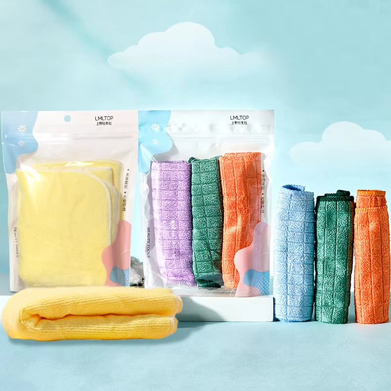 LMLTOP High Absorbent dry hair shampoo Face Hair Towel Soft Fiber Cleansing Towel Size for Bath Home Dry hair towel C0875 C0879