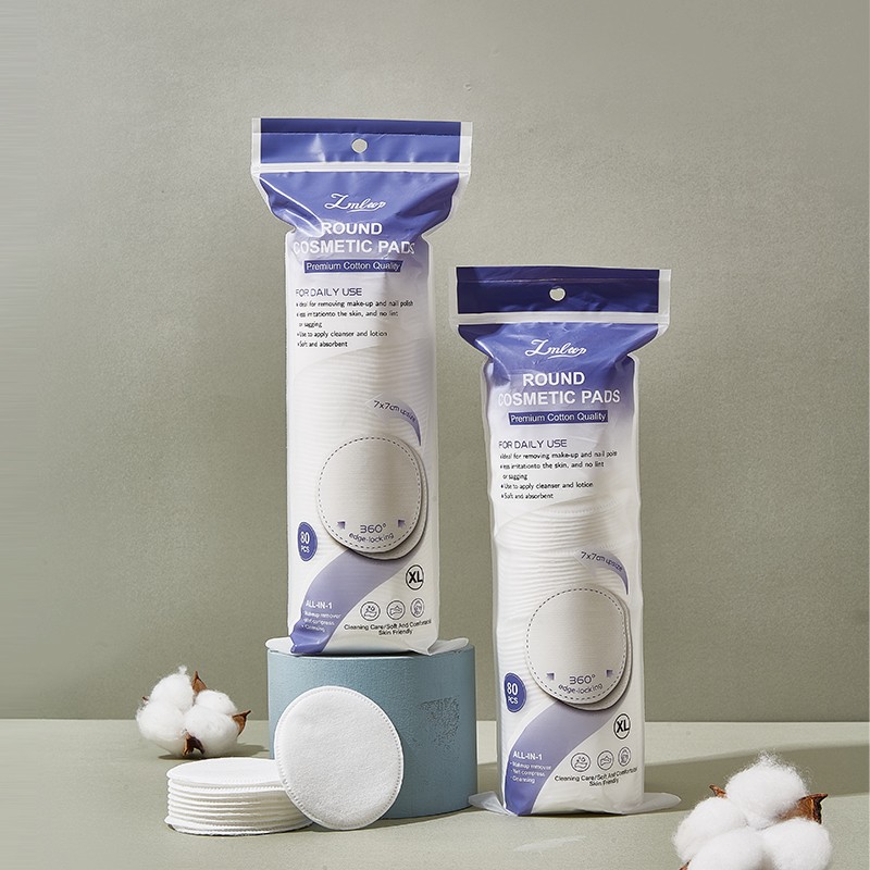 All Eenglish Pack 70mm 3-Layer Eco-Friendly Cotton Pads Makeup Remover Fast Delivery Cosmetic Rounds SPA for Home & Travel Use SY462