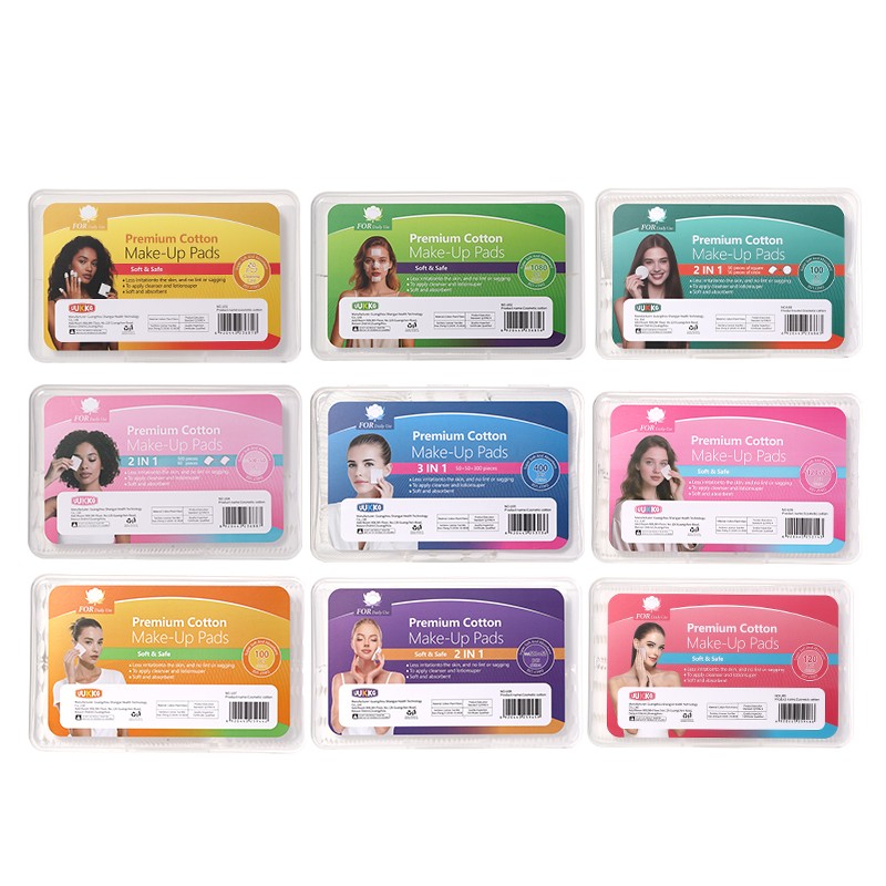 LMLTOP Factory Supply Makeup Facial Soft Cotton Pads for Face Make up Remove Cotton Pads Facial Soft Cotton Pads for Face U01-U09