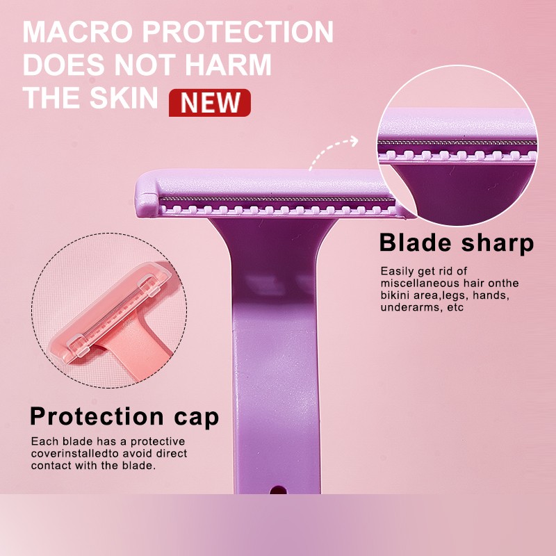 3 Pcs Women Razor Set T-Type With Protective Net Underarm Leg Hair Removal Shaver Female Stainless steel Blade Travel Kit SY365 3 Pcs Women Razor Set T-Type With Protective Net Underarm Leg Hair Removal Shaver Female Stainless steel Blade Travel Kit SY365