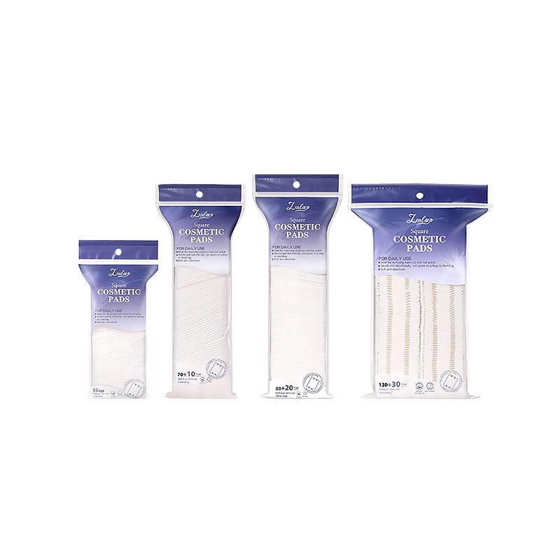 OEM Factory Hot Selling SPA Non-woven Cotton Pad Natural Facial Cleaning Pads for Beauty Salon Disposable Pads for Makeup Use SY684-SY686