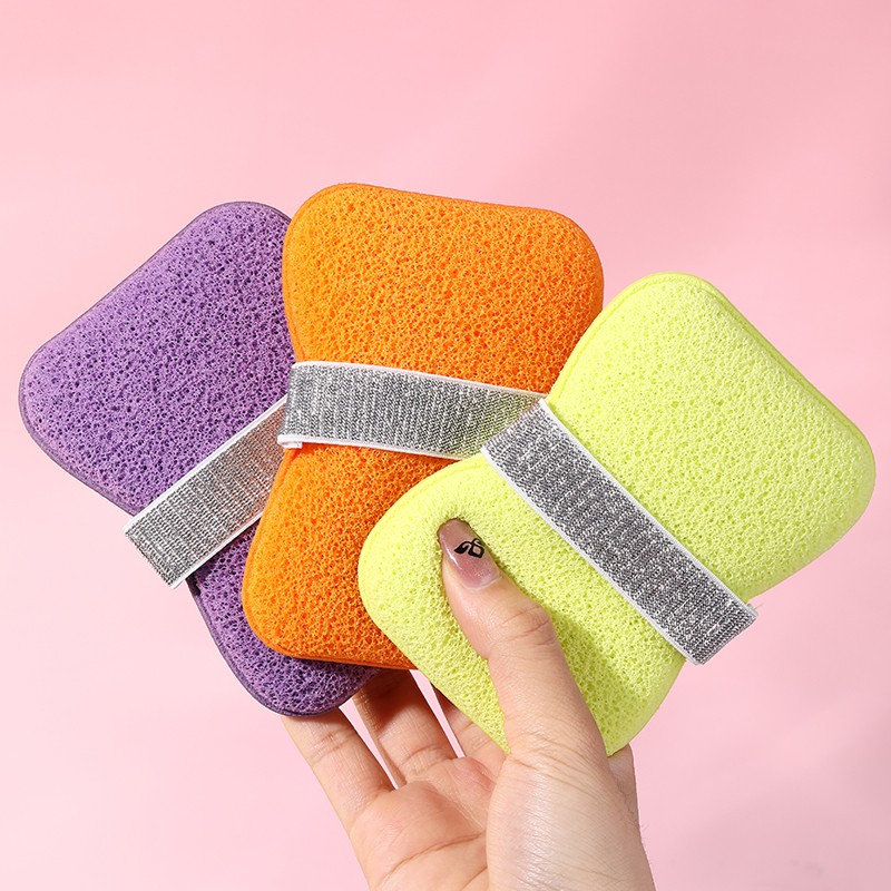 Wholesale Soap Bag Bath Sponge All Natural Super Soft Bath Flower Foaming Sponge for Face & Body Cleaning Household Use Y012