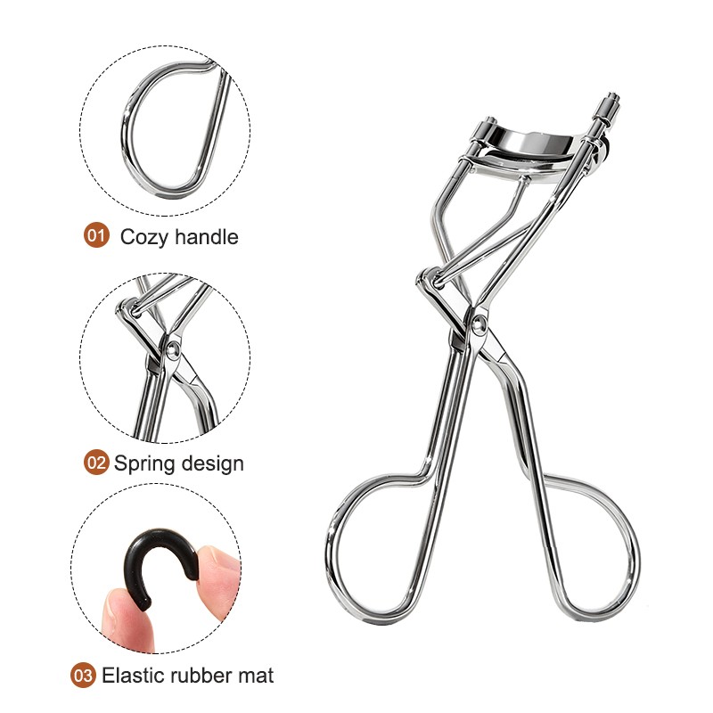 High Quality Eye Lash Curler Kit Eyelash Curling Makeup Tool Portable Stainless Steel Beauty Eyelash Curler for Lashes CurlsUS32 High Quality Eye Lash Curler Kit Eyelash Curling Makeup Tool Portable Stainless Steel Beauty Eyelash Curler for Lashes CurlsUS32