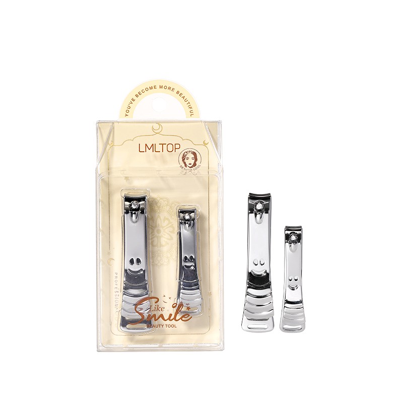 Wholesale Stainless Steel Flat & Oblique Nail Clipper Set Professional Toenail Clipper Trimmer Manicure Pedicure Kit US19