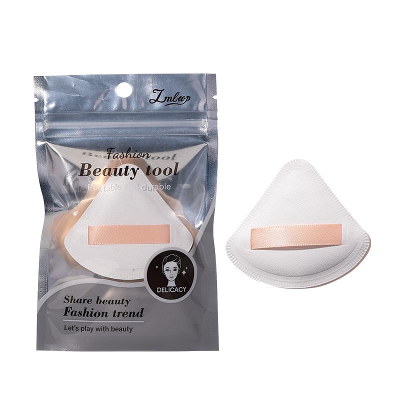 LMLTOP Natural Latex-Free Makeup Sponge Triangle Shape Marshmallow Beauty Puff Dry Wet Cosmetic Air Cushion JJF38