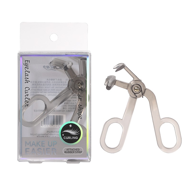 LMLTOP Private Label Transparent Borderless Eyelash Curler JJF31 Long-Lasting Plastic Sunflower Eye Lash Curling For Beauty