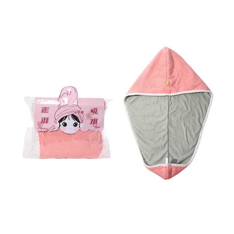 Luxury Strong absorbent Coral Velvet Cloth Headed Turban LLT41 Towels Curly Hair Drying Bath Twist Wrap Hair Towel