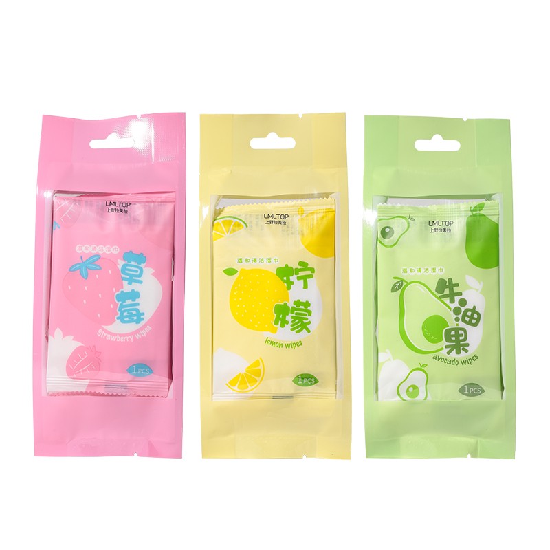 LMLTOP 10pcs/pack Travel Makeup Remover Wipes Makeup Tools Face Product Facial Deep Cleansing Non-woven Pockey Wipes Wet Wipes SY910 SY911 SY912