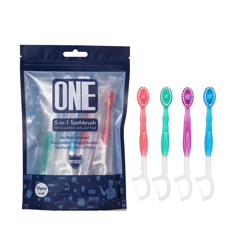 Hot Sale Burst Bead Toothbrush 12 Pcs Per Pack Custom Toothbrushes With Logo AS0149