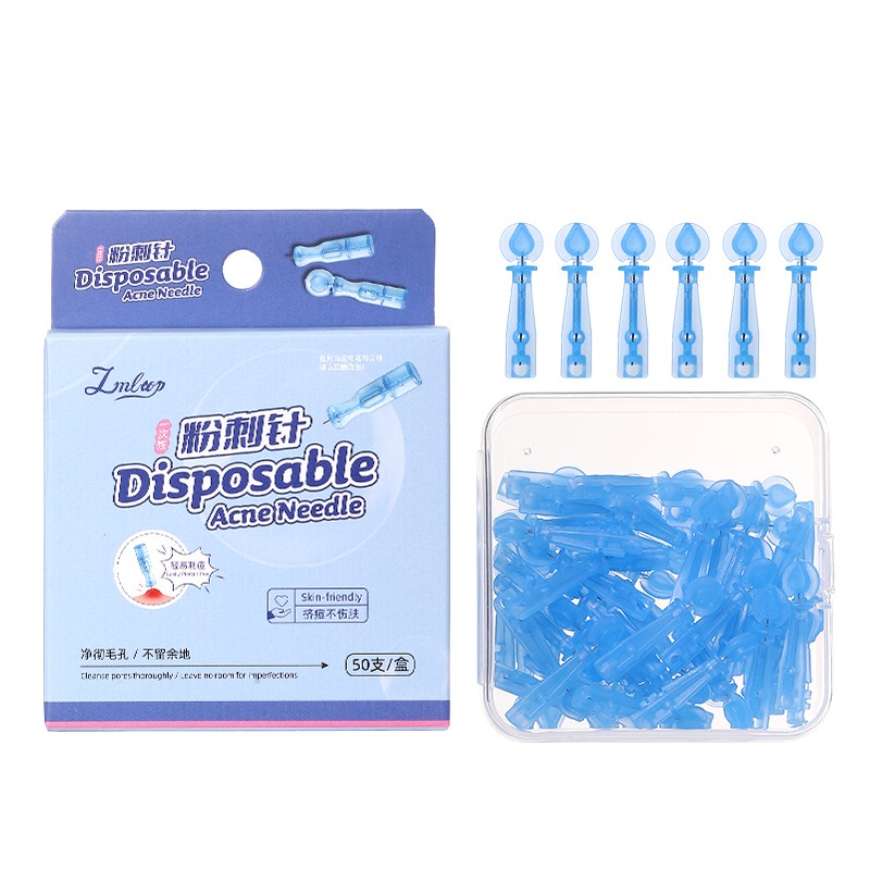 LMLTOP Portable Stainless Steel Acne Needle Blackhead Comedone Extractor Tool Remove Pimple Whitehead for Daily Facial Care Y029