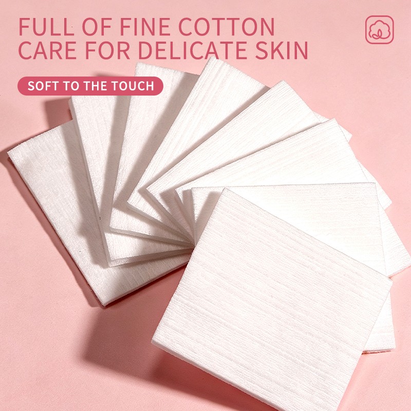 LMLTOP Lint Free Pure Cotton Facial Pads 100Pcs Square Soft Gentle Makeup Remover Cotton Pads For Deep Cleansing Skincare V33 LMLTOP Lint Free Pure Cotton Facial Pads 100Pcs Square Soft Gentle Makeup Remover Cotton Pads For Deep Cleansing Skincare V33