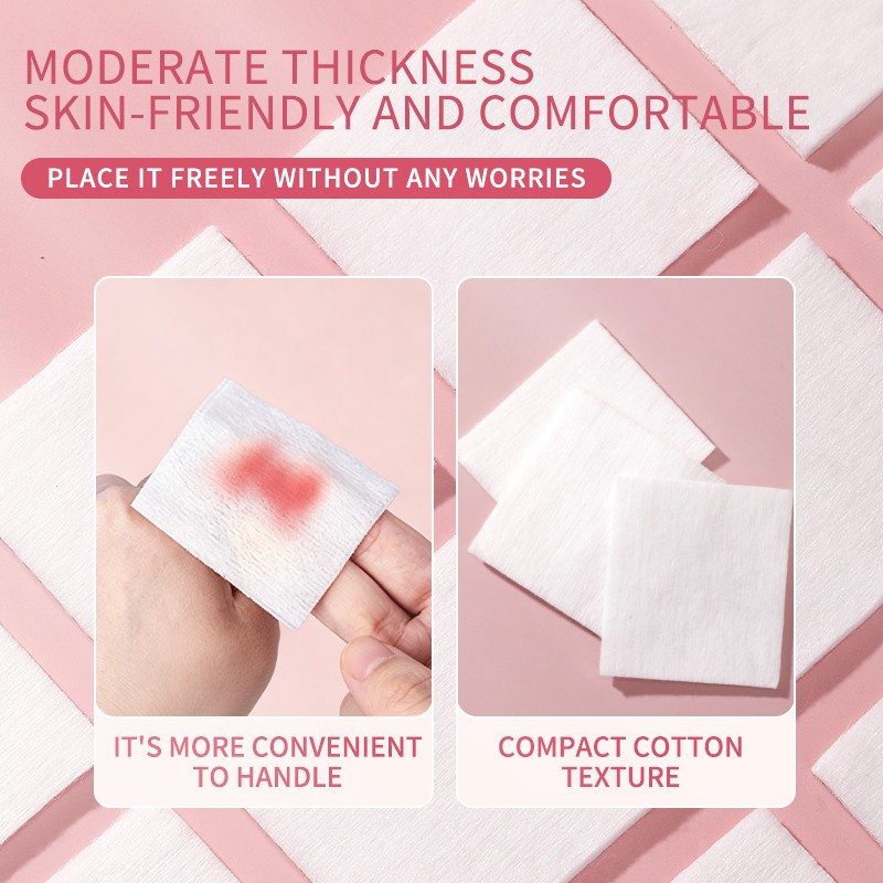 LMLTOP Lint Free Pure Cotton Facial Pads 100Pcs Square Soft Gentle Makeup Remover Cotton Pads For Deep Cleansing Skincare V33 LMLTOP Lint Free Pure Cotton Facial Pads 100Pcs Square Soft Gentle Makeup Remover Cotton Pads For Deep Cleansing Skincare V33